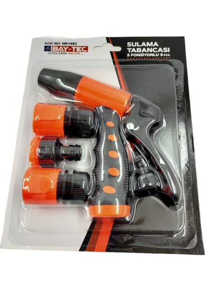 Bay-Tec 2 Fonkyonlu Sulama Tabancası 5prç