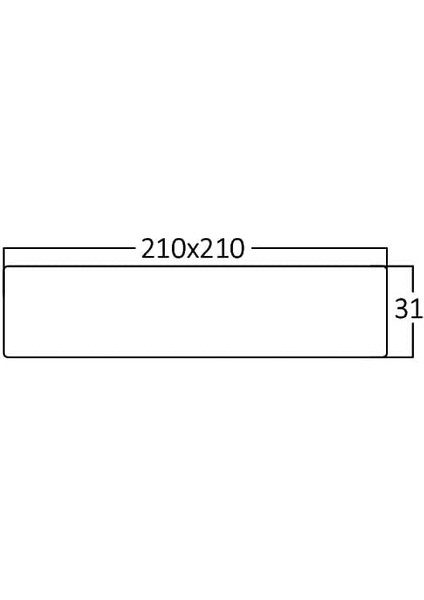 Sıva Üstü LED Spot 18W Beyaz Kare 6500K BP04-31830 modelleri