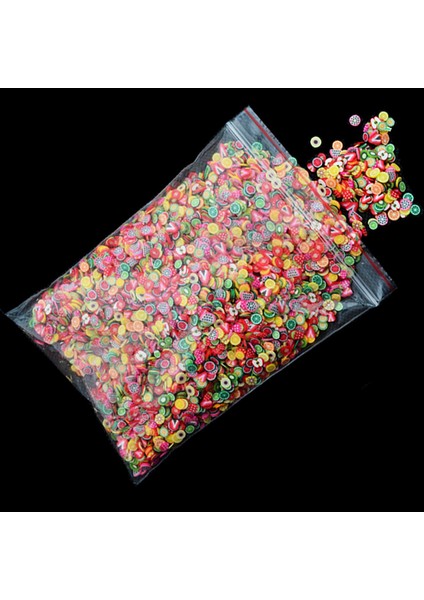 10000'Li Paket 3D Nail Art Meyve Dilimleri Polimer Kil Dıy Dilim Dekorasyon Gülümseme Tüy Tırnak Etiket Tırnak Takı Toptan | Nail Takı | 3D Tırnak Artfruit Fimo (Yurt Dışından) modelleri