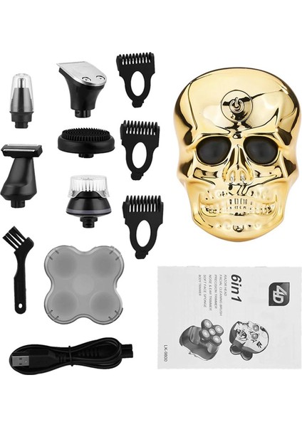 Su Geçirmez 6 In 1 Tıraş Makinesi (Yurt Dışından)