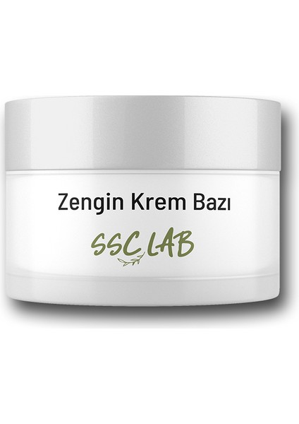 Zengin Krem Bazı • Doğal Sertifikalı, Organik ve Bitkisel Formül