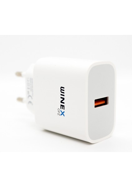 USB Type-C 18W Quick Charger 3.0 Ultra Hızlı Kablolu Şarj Aleti