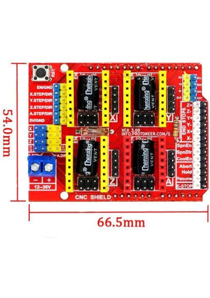 Arduino Uno Için Cnc Shield (A4988 Uyumlu)