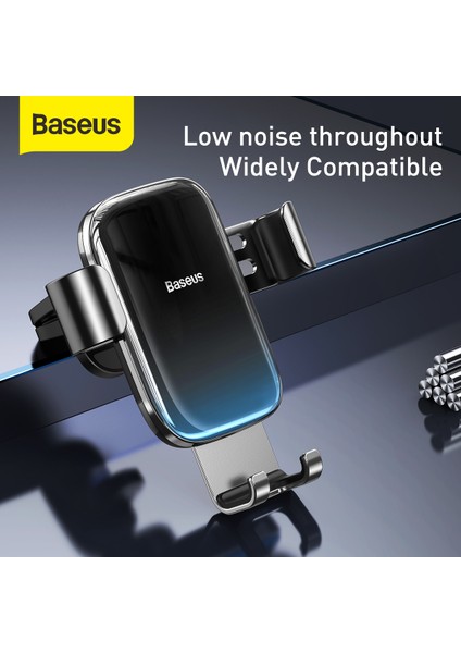 Siyah Sır Yerçekimi Araç Montaj Braketi Aircon Vent Cep Telefonu iPhone 13 Için Pro Max Samsung Xiao Mi Huawei Klip Yaratıcı Aurora Navigasyon Tembel Braketi (Yurt Dışından) indirimleri