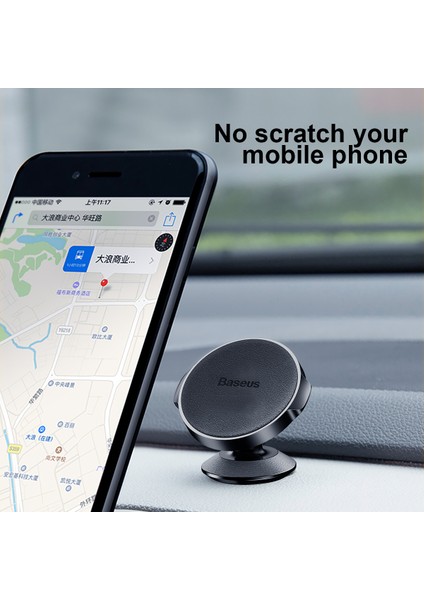 Gümüş Küçük Kulaklar Serisi Manyetik Braket Dikey Tip Manyetik Araç Telefon Tutacağı iPhone 13 Pro Max 12 11 Xs x (Yurt Dışından) modelleri