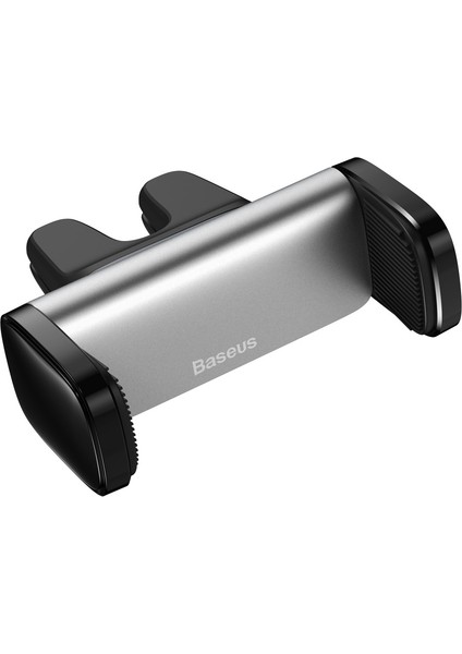 Gümüş Çelik Top Hava Çıkışı Mini Araç Montajı Aircon Vent Araç Tutucu iPhone 13 Pro Max 12 11 Samsung Huawei Xiaomi Araç Telefonu Tutucu Standı (Yurt Dışından)