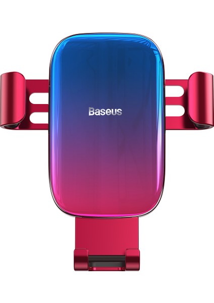 Pembe Sır Yerçekimi Araç Montaj Braketi Aircon Vent Cep Telefonu iPhone 13 Için Pro Max Samsung Xiao Mi Huawei Klip Yaratıcı Aurora Navigasyon Tembel Braketi (Yurt Dışından)