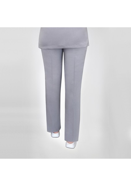 Gri Likralı Pantolon