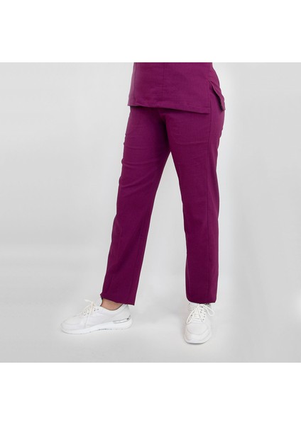 Açık Mürdüm Likralı Pantolon fiyatları