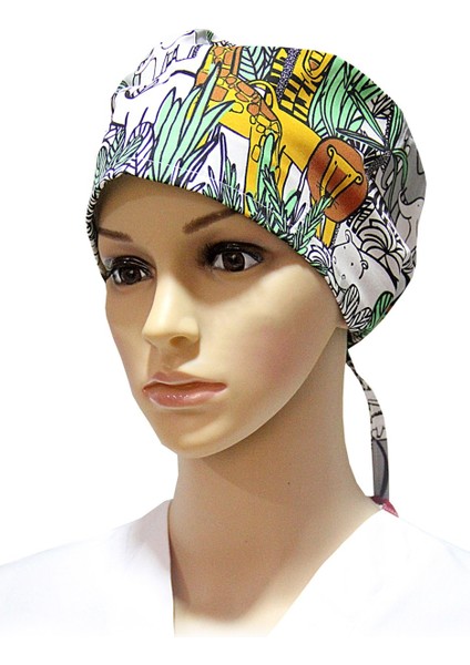 Orman Desenli Terikoton Cerrahi Bone