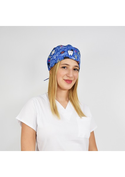 Lacivert Diş Desenli Cerrahi Bone modelleri