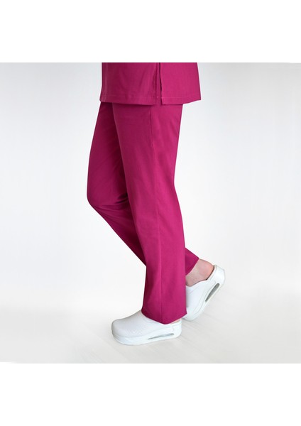 Pembe Likralı Pantolon