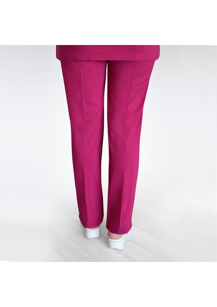 Pembe Likralı Pantolon
