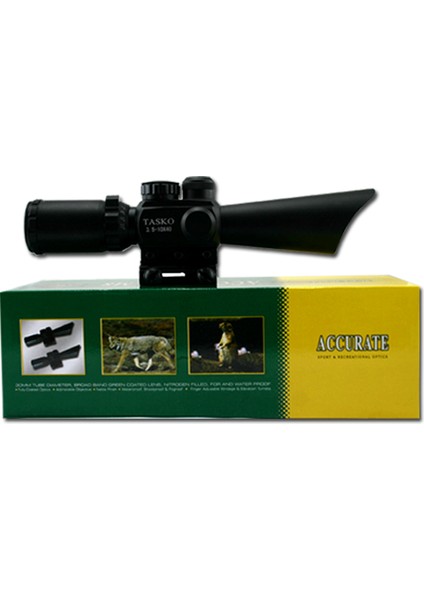3.5-10X40 Nikula Zoomlu Av Tüfeği Dürbünü Tüfek Lazerli Dürbün