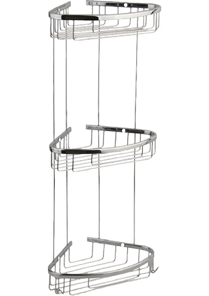 60226 20X20 Üçlü Süngerlik Krom