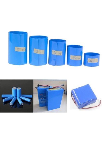 320X0.18 18650 Batarya Pvc Shrink Kaplama MAKARON(100CM)