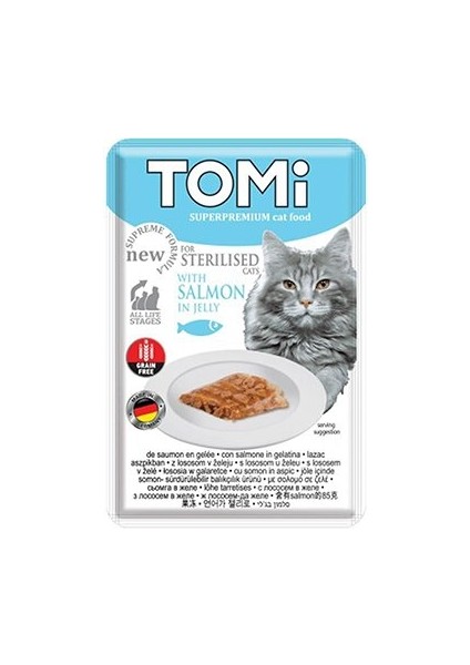 Somonlu Kısırlaştırılmış Pouch Kedi Konservesi 85 gr fiyatları
