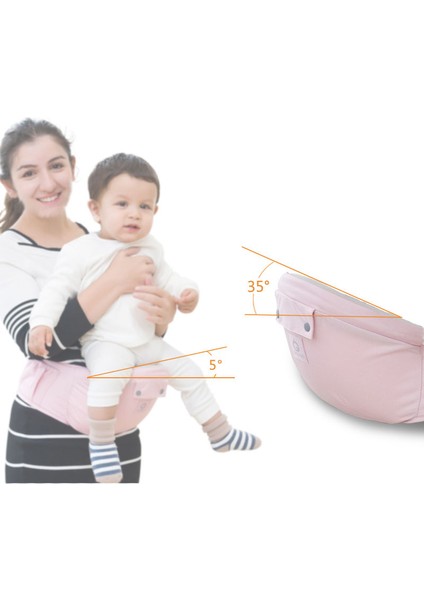 Ergonomik Bebek Taşıyıcı Bebek Bebek Hipsaat Bel Taşıyıcı Ön Bakan Ergonomik Kanguru Sling Bebek Seyahat 0 36M 20 Kg | Sırt Çantaları Ve Taşıyıcılar (Pembe) (Yurt Dışından)