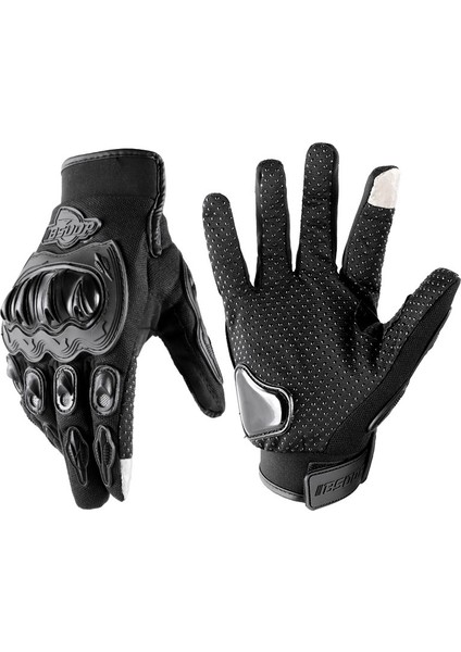 Erkek Aşınmaya Dayanıklı Motosiklet Eldiveni - L - Siyah (Yurt Dışından)