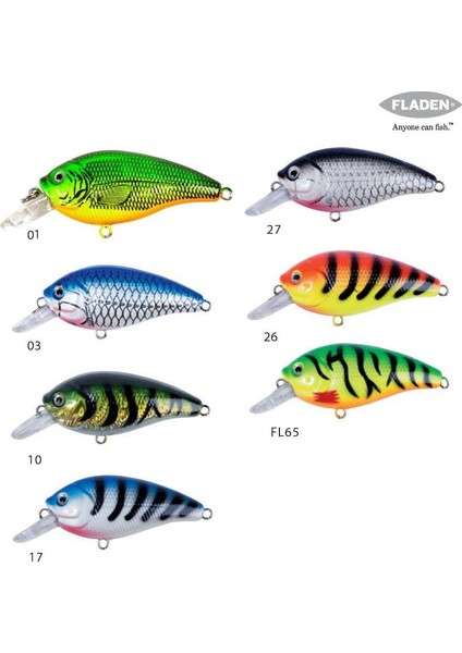 Eco Mini Fat Maket Balık 7 cm 12.5 G