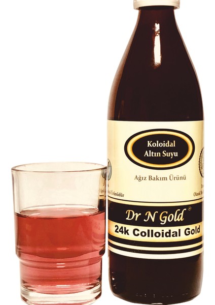 Kolloidal Altın Suyu (500ML) 40PPM & Dr N Silver Kolloidal Gümüş Suyu (500ML) 40PPM