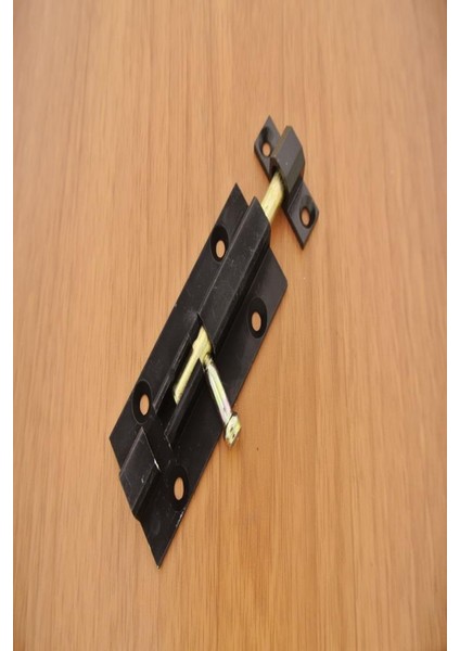 Alüminyum Mavzer Kapı Sürgüsü Siyah Mini 10 cm