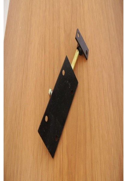 Alüminyum Mavzer Kapı Sürgüsü Siyah Mini 10 cm