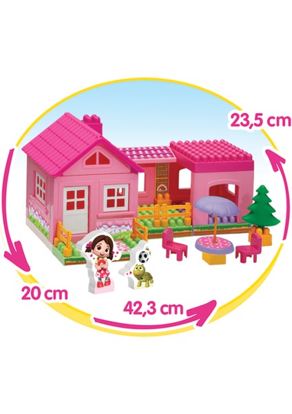 38 Parça Niloya Tek Katlı Ev Blok Seti 2536