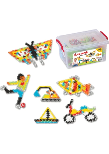 Çiçek Puzzle Küçük Box / 250 Parça