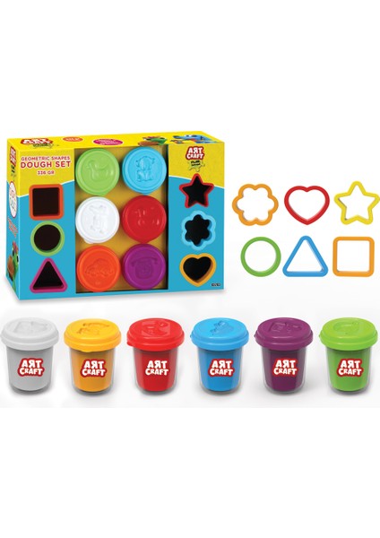 Art Craft Geometrik Şekiller Hamur Set 336 gr