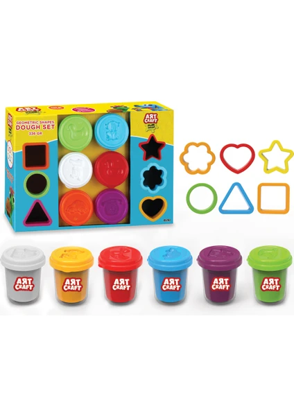 Art Craft Geometrik Şekiller Hamur Set 336 gr