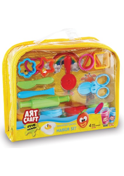 Fen Toys 03293 Geometrik Çantalı Hamur Set