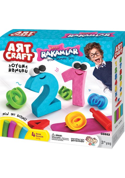 Art Craft 3D Rakamlar Hamur Set 200 gr