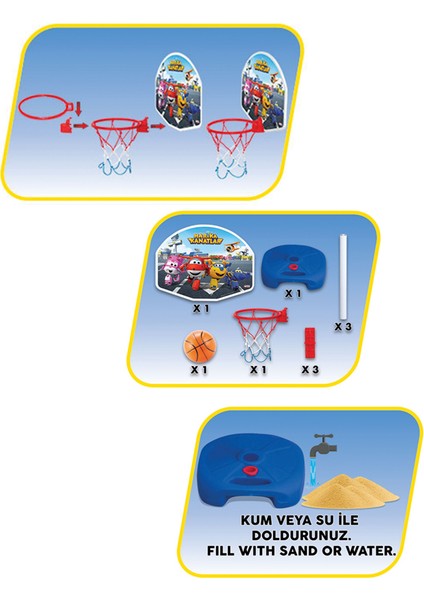 Harika Kanatlar Ayaklı Basketbol Set