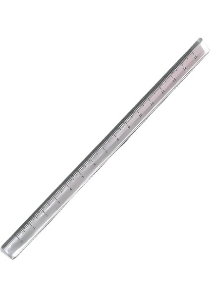 Şeffaf 15 cm Düz Cetvel (Yurt Dışından)