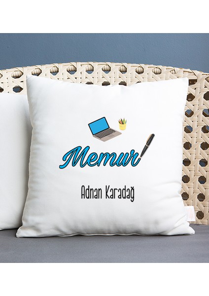 Kişiye Özel Memur Kare Yastık