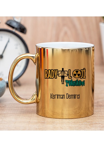 Kişiye Özel Radyoloji Teknikeri Gold Kupa Bardak