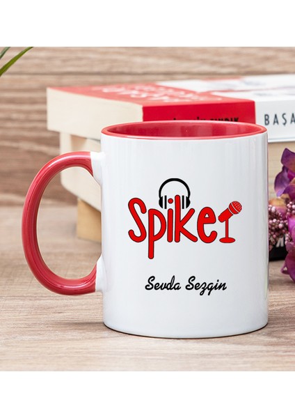 Kişiye Özel Spiker Kırmızı Kupa Bardak