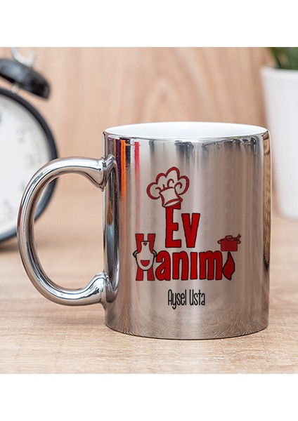 Kişiye Özel Ev Hanımı Silver Kupa Bardak