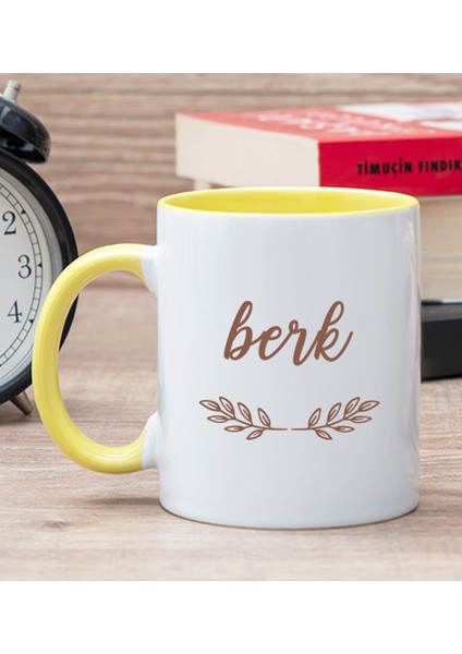 Kişiye Özel Erkeklere Hediye Sarı Kupa Bardak