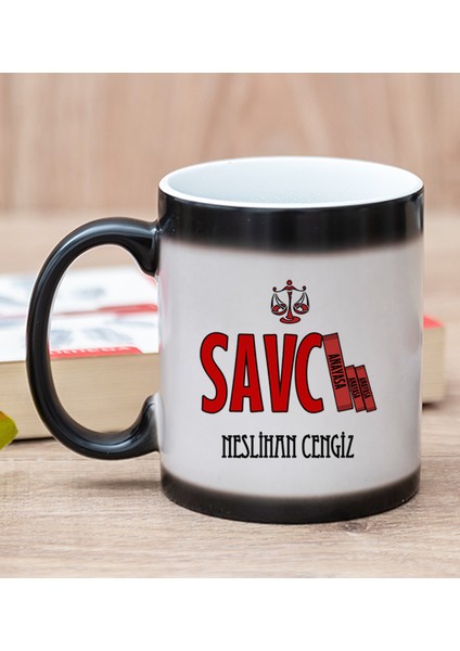Kişiye Özel Savcı Sihirli Kupa Bardak