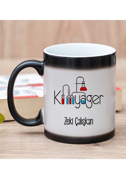 Kişiye Özel Kimyager Sihirli Kupa Bardak