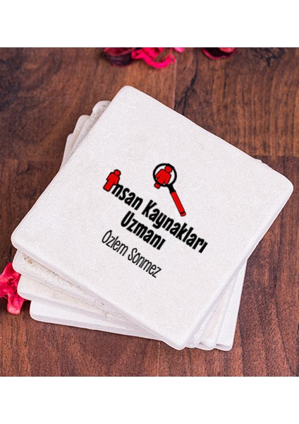 Kişiye Özel Insan Kaynakları Uzmanı Taş Bardak Altlığı