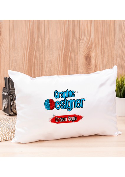 Kişiye Özel Grafiker Dikdörtgen Yastık