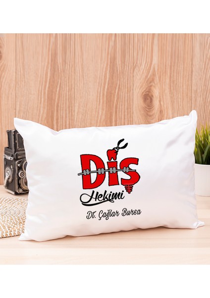 Kişiye Özel Diş Hekimi Dikdörtgen Yastık