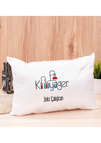 Kişiye Özel Kimyager Dikdörtgen Yastık