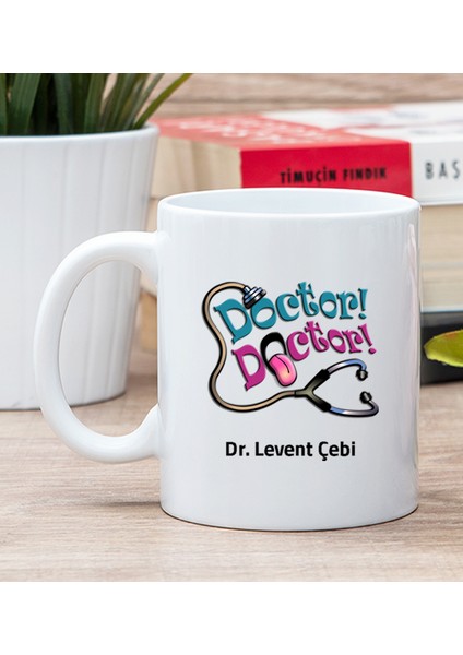 Kişiye Özel Doktor Doktor Beyaz Kupa Bardak