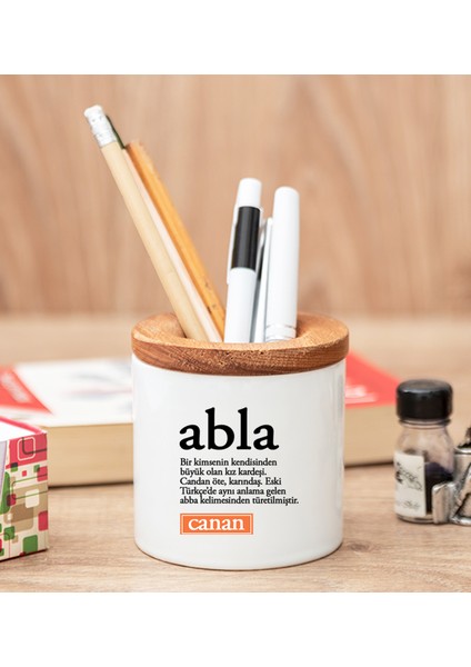 Kişiye Özel Abla Kelime Anlamı Kalemlik