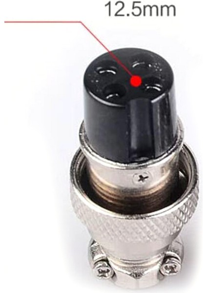 Srıwen 2020 40 Parça 2 3 4 5 Pin 16MM Konu Erkek Dişi Panel Metal Havacılık Tel Tel Konnektör Fiş Çeşitleri Kiti modelleri
