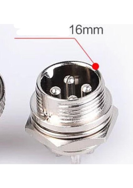 Srıwen 2020 40 Parça 2 3 4 5 Pin 16MM Konu Erkek Dişi Panel Metal Havacılık Tel Tel Konnektör Fiş Çeşitleri Kiti fırsatları